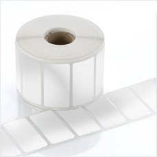 Polysuper 6127T Text Void,Matt Synthetic,30mmx20mm,1.5"Core,1250 Labels,Roll,Straight Format,Silver