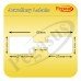 4119t Dumbbled Label,White Gloss Polyester